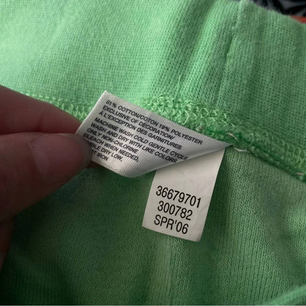 Gap green terry cloth mini skirt with drawstring - Picture 5 of 5